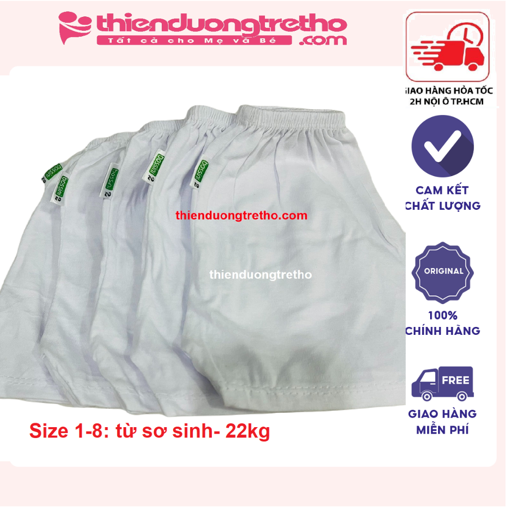 Quần ngắn Bossini cho bé 3kg - 22kg
