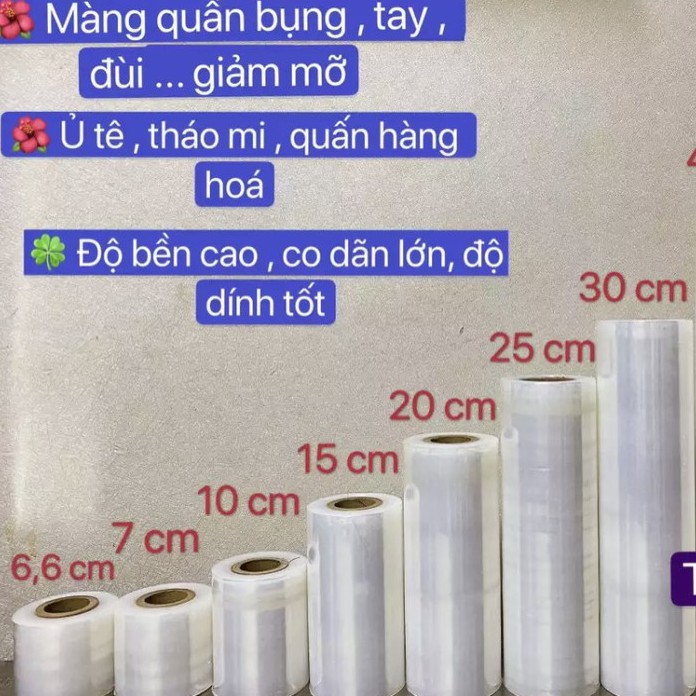 Cuộn màng co giảm béo,Nilon quấn bụng, ủ tê ( Cuộn to 25cm ) - SPA88