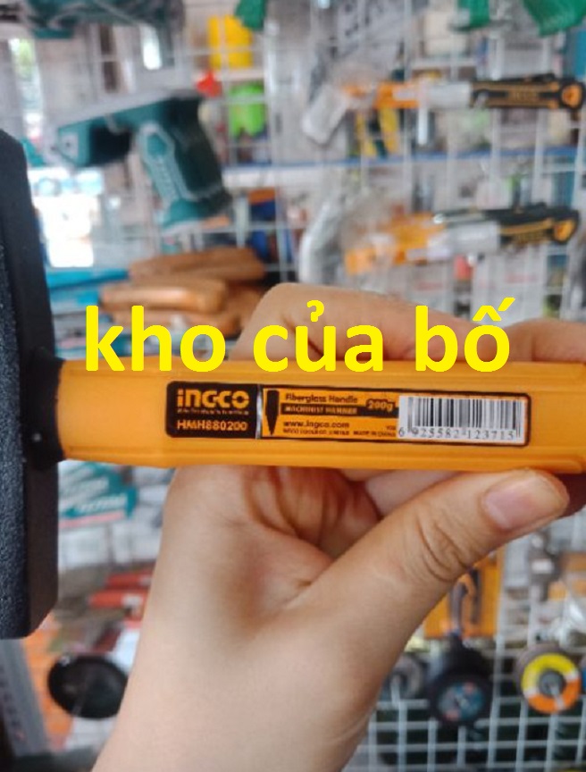 Búa đinh đầu dẹp & vuông (200g) Ingco HMH880200