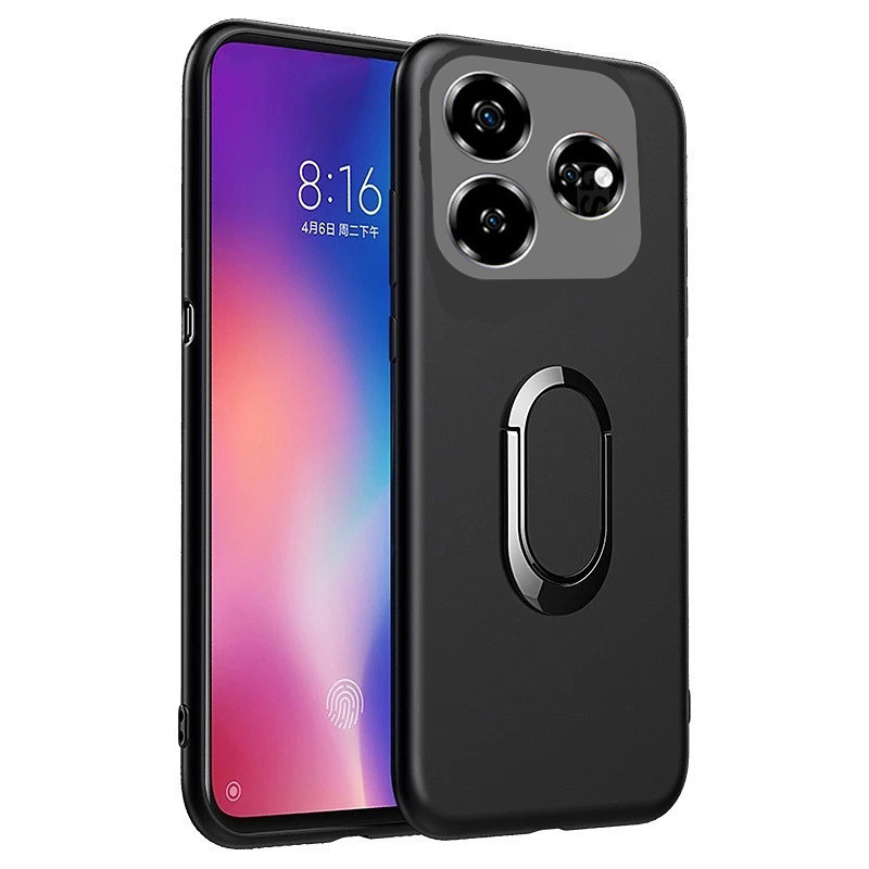 ZTE Blade V60 Axon 60 Lite Phone Case Magnetic Metal Ring Holder