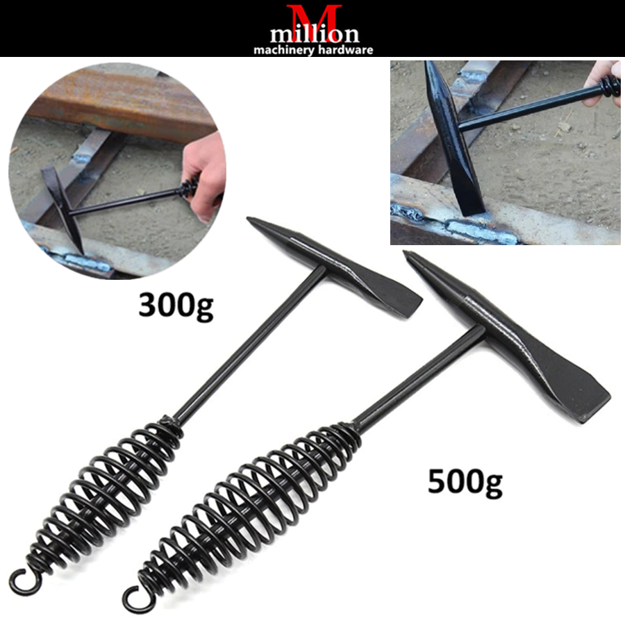 millionhardware - 300g / 500g Welding Chipping Hammer With Spring