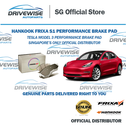 Tesla Model S/3 Hankook Frixa S1 High Performance Premium Brake Pads