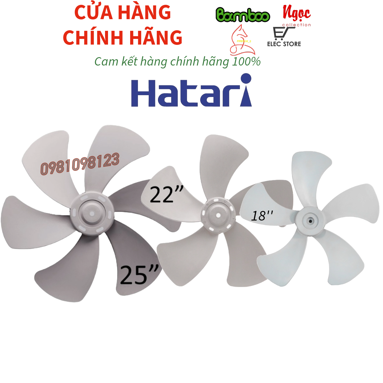 [Phụ kiện] Cánh quạt Hatari chính hãng