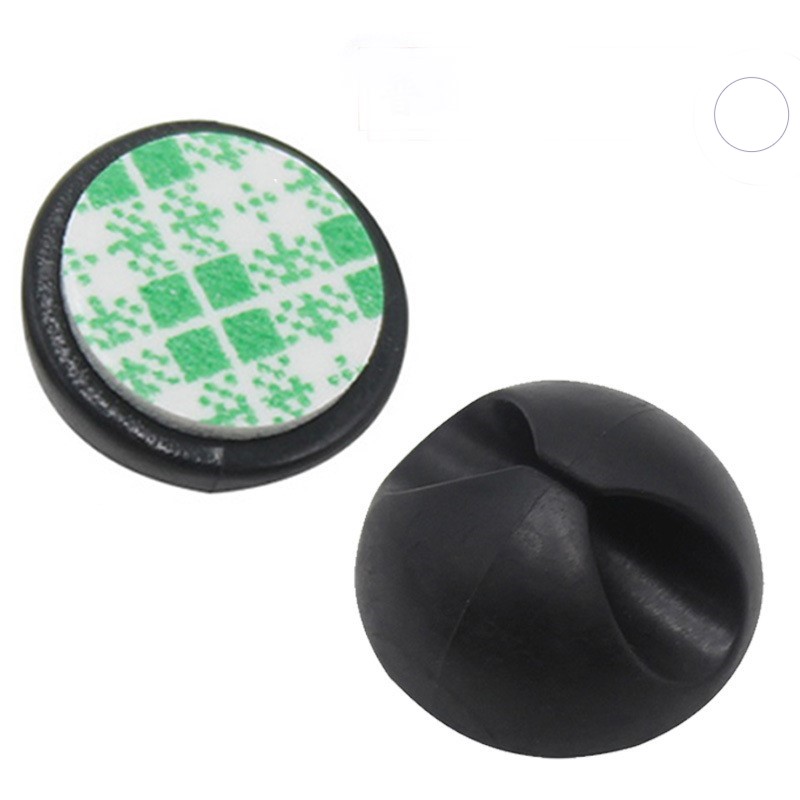 Silicone USB Cable Organizer Cable Winder Desktop Tidy Management Clips Cable Holder for Mouse Headphone Wire Organizer