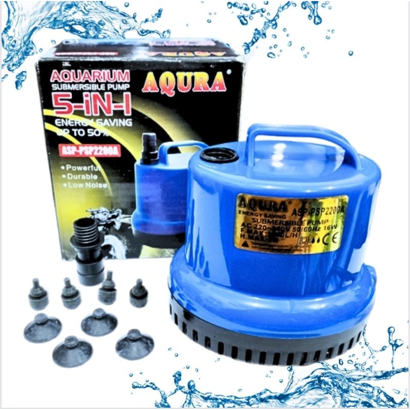 Pompa aquarium kolam AQURA ASP PSP 2200a