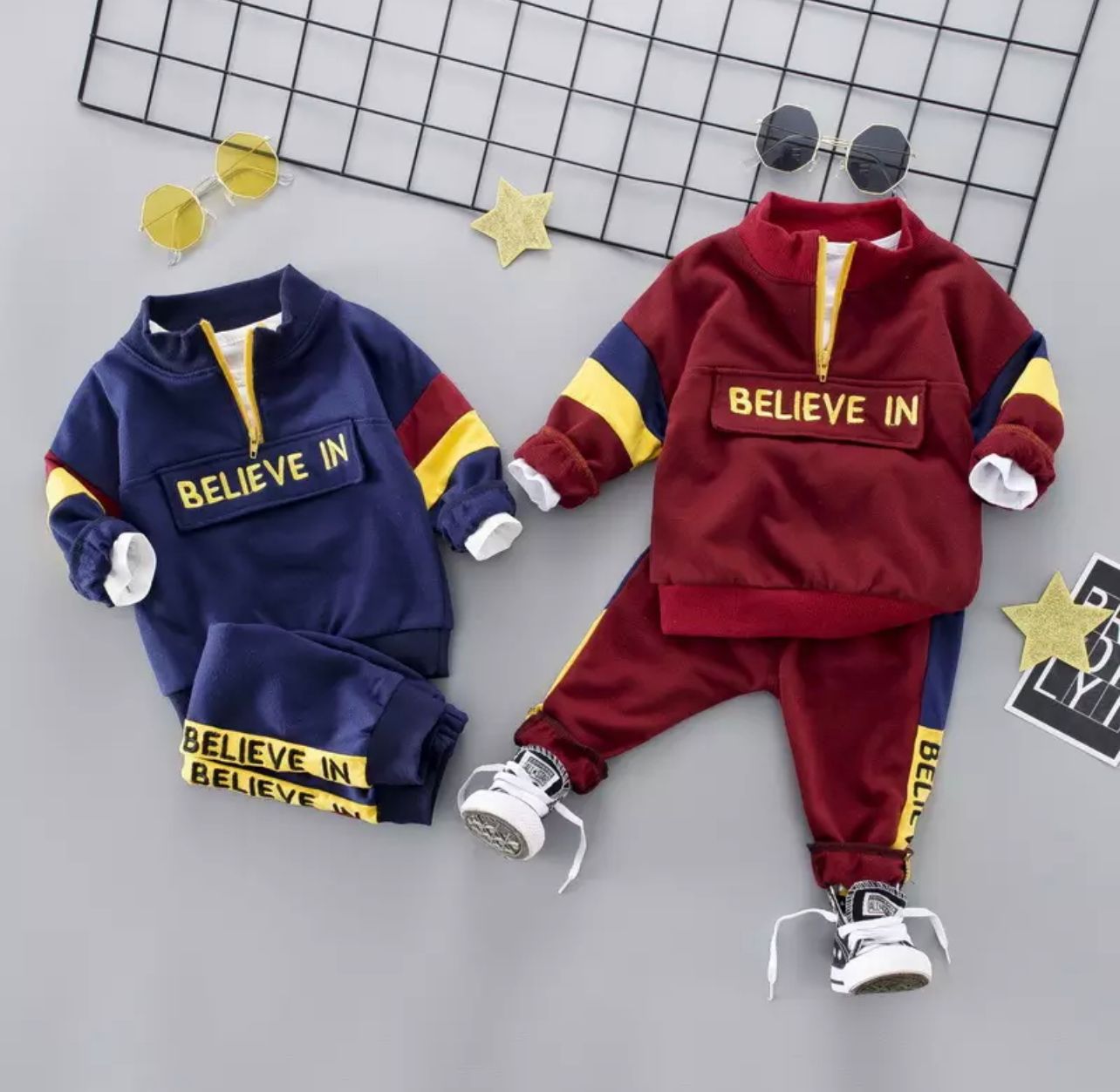 HAPPYKIDS24-SETELAN SWEATER JOGER ANAK 