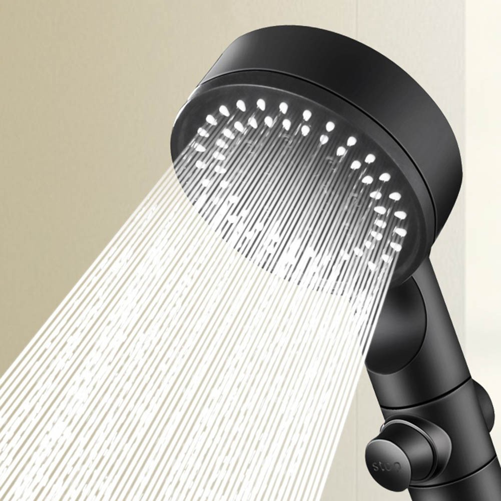 【SensoDaily】 Large Chrome Shower Head Self-cleaning Water Saving Bath Shower Head ABS Plastic