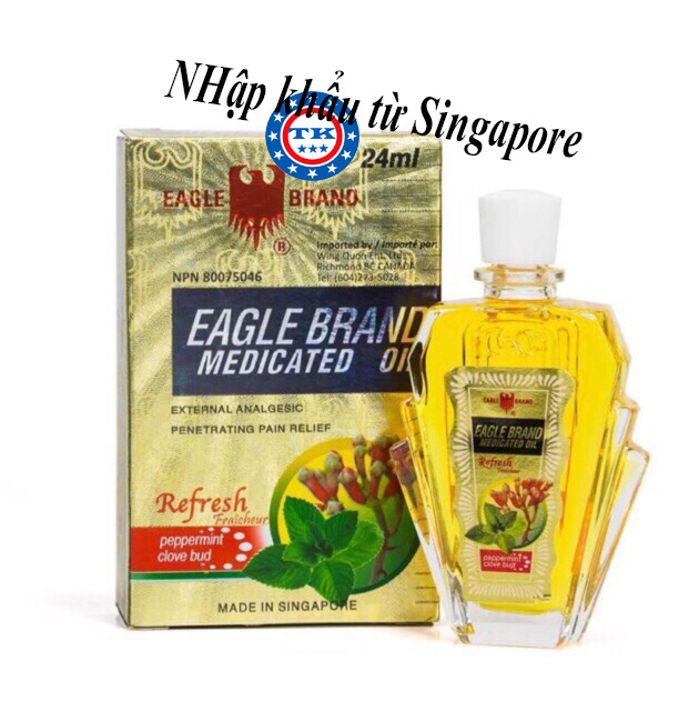 (HCM)Dầu gió xanh hiệu con ó 24ml - Singapore