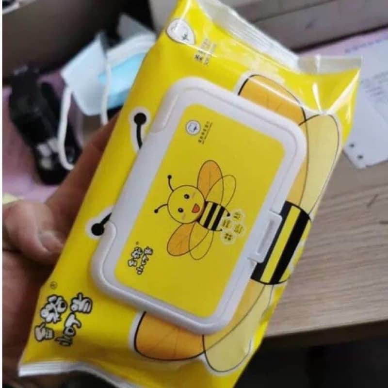 KHĂN GIẤY ƯỚT VỊT VÀNG (THÙNG 10 GÓI )