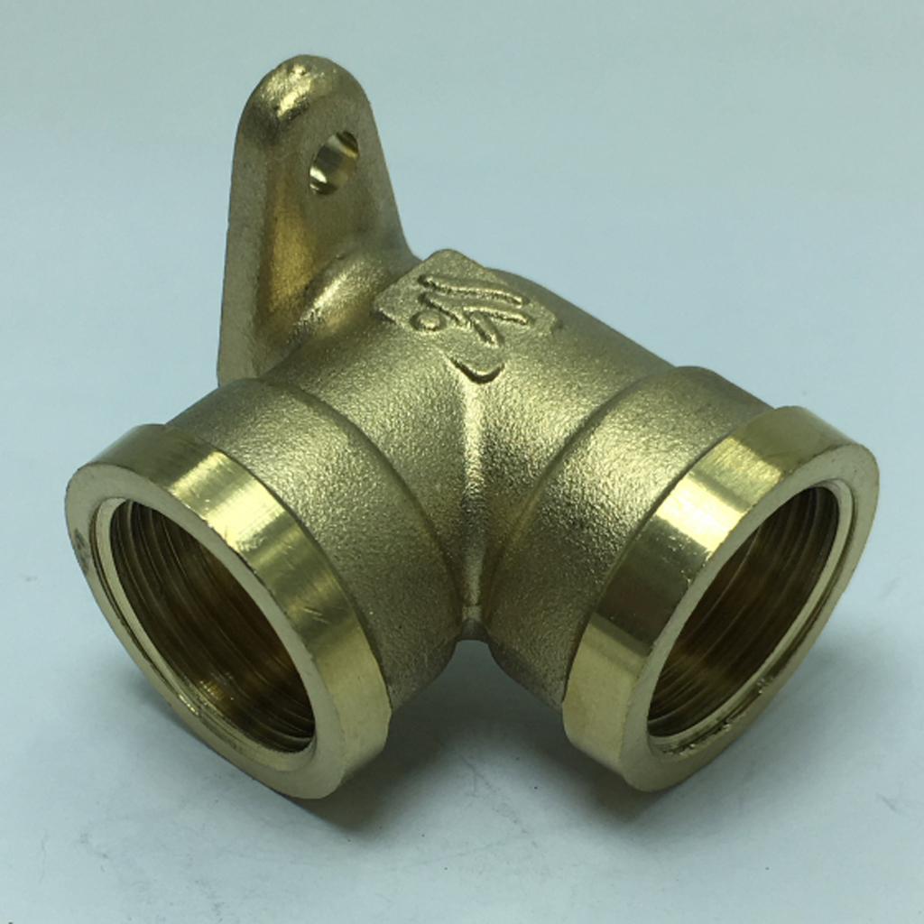 Moon Doris 1Pc 1/2" Female Elbow Brass Adapter Coupler Connector Pipe Fitting with Base
