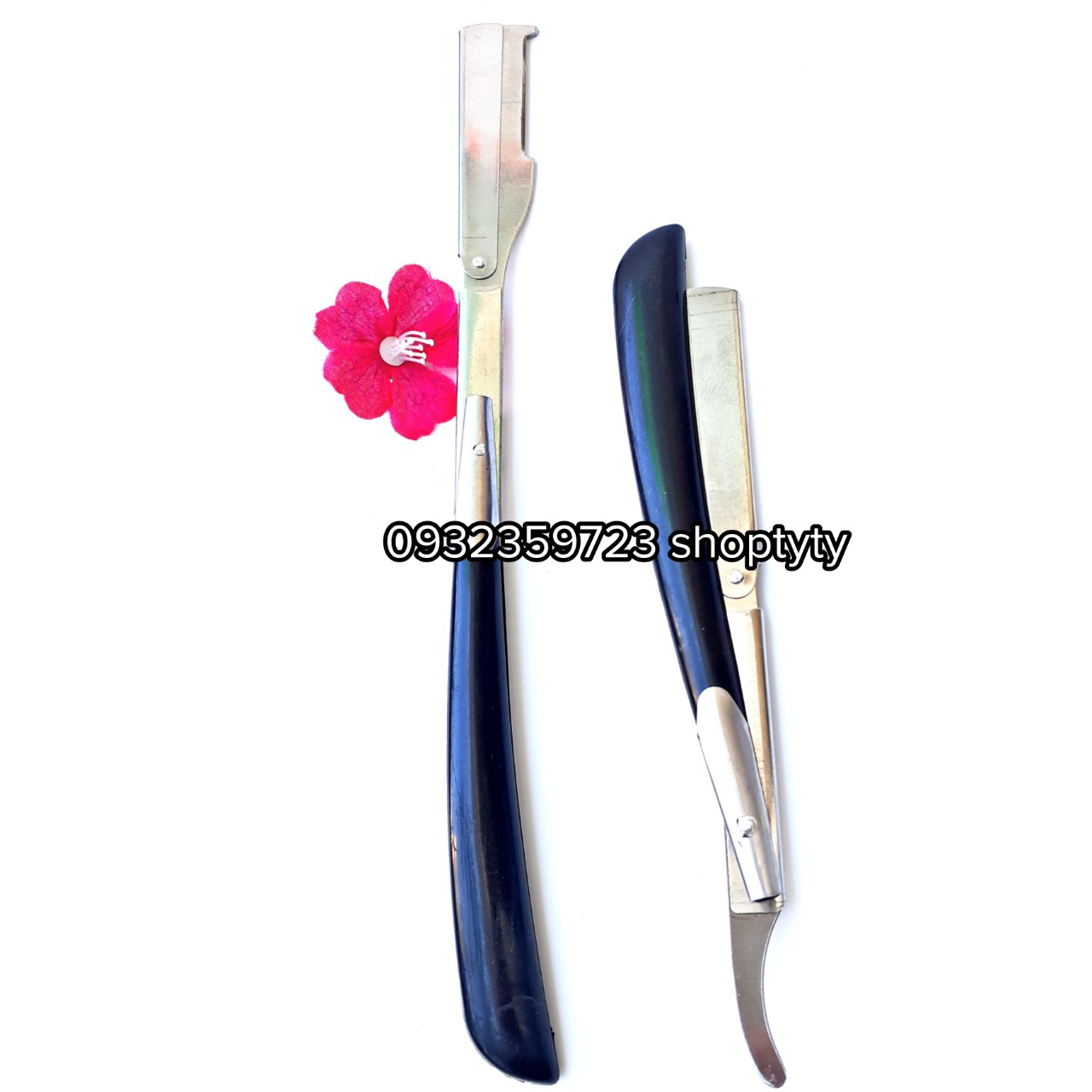 1 Cây Dao Cạo Tóc(Gồm 2 Màu: Trắng Và Đen) Có Thể Gập Lại Được