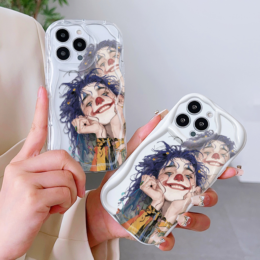 UCUC%20for%20Redmi%2013%20Xiaomi%20Poco%20M6%204G%20Back%20Cover%20Funny%20Joker%20Cream%20Texture%20Wavy%20Edge%20Soft%20Silicone%20Phone%20Case%20-%20Image%205