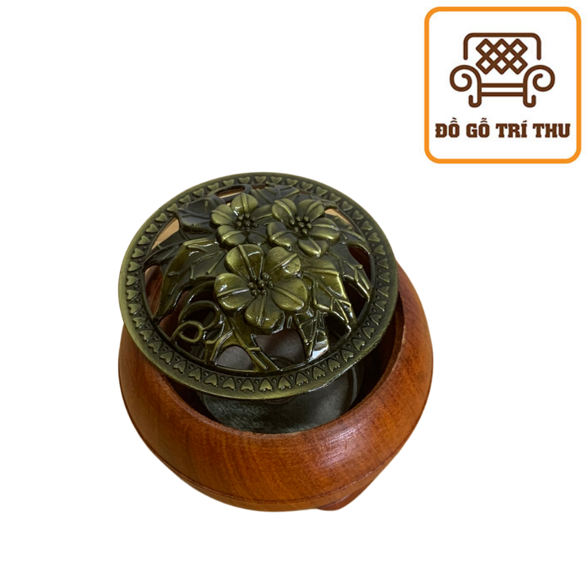 Lư gỗ Hương xông đốt trầm sang trọng