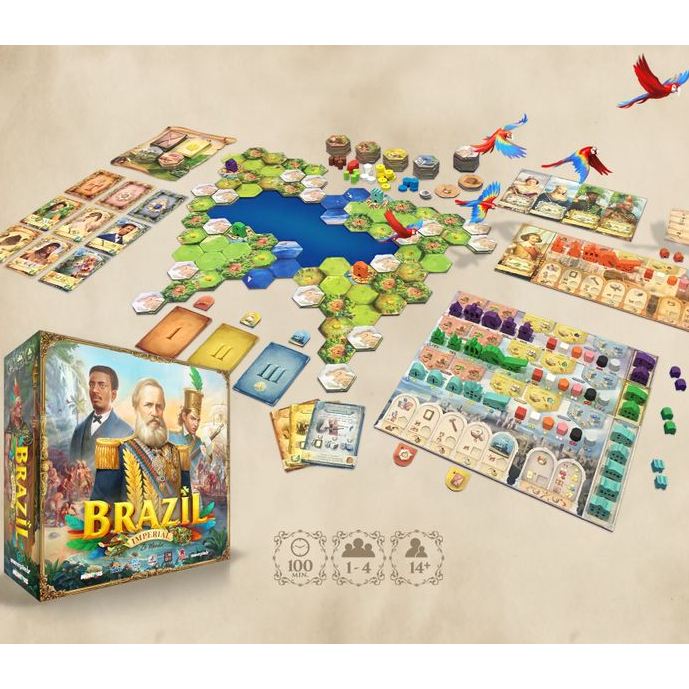 Boardgame Brazil Imperial bản TQ - game hay 7.7 bgg