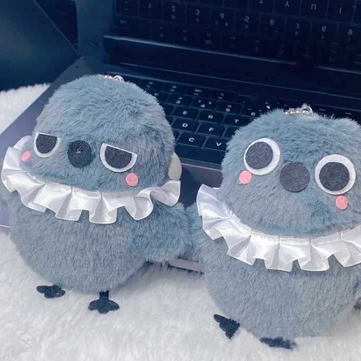 Love And Deepspace Sylus Crow Plush Pendant Schoolbag Key Chain Keychains Layor