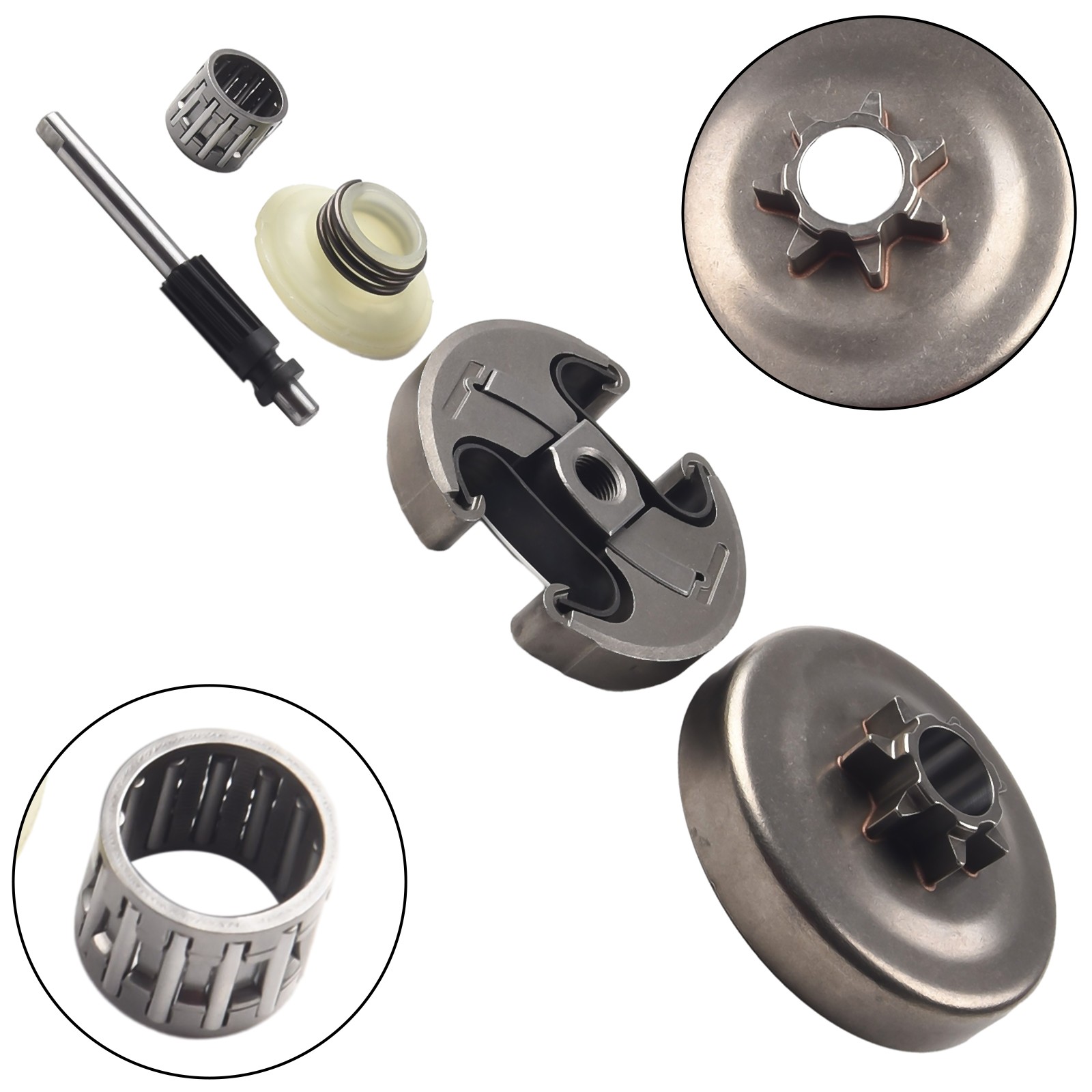 Comforhome for husqvarna340 345 350 445 clutch-kit clutch drum clutch sprocket drum