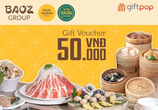 [Giftpop] Phiếu Quà Tặng Baoz Group 50K