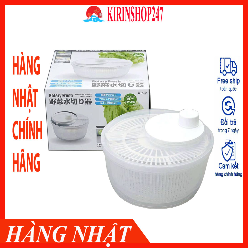 Rổ quay rửa rau Rotary Hàng Nội Địa Nhật