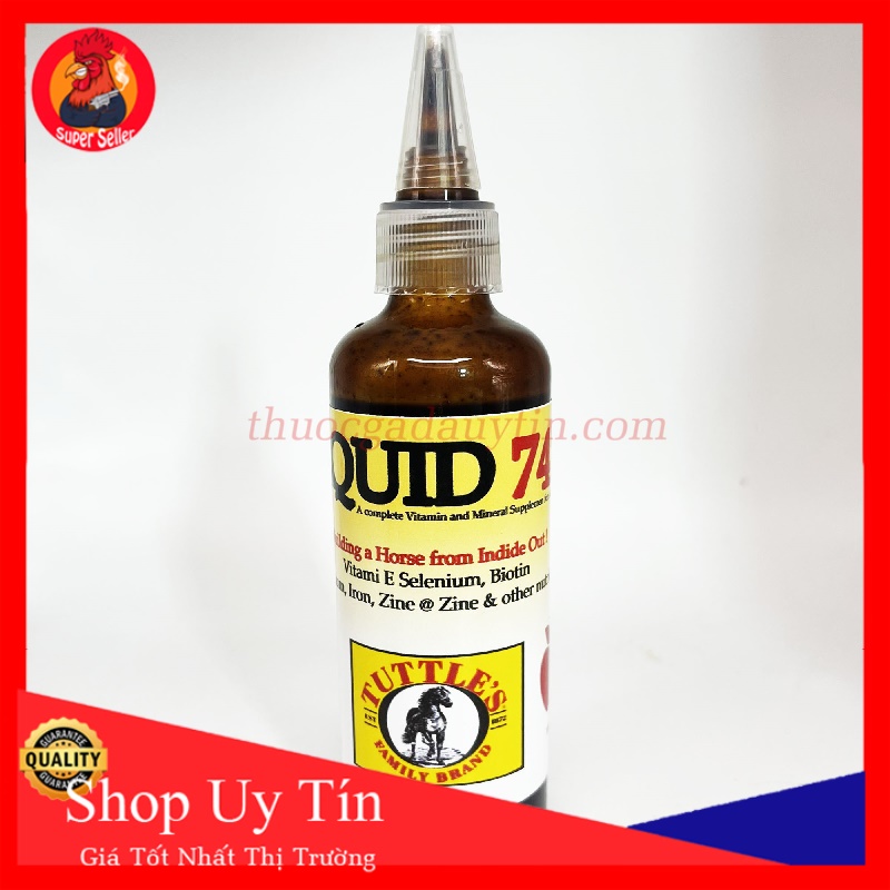 Liquid 747 chai 100ml - dinh dưỡng nuôi gà đá cao cấp-giúp gà ăn nhiều-hừng nhanh-mau tới pin