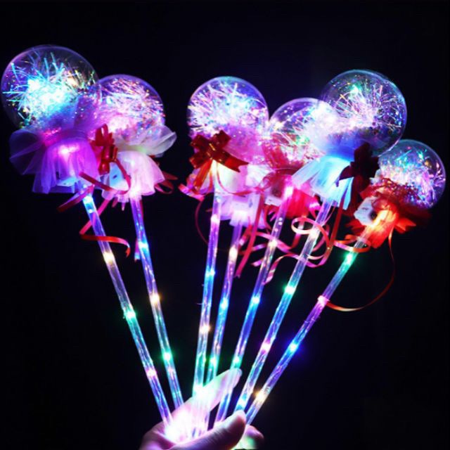 Gậy quả cầu pha lê có đèn led phát sáng cho bé
