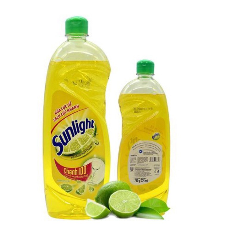 Nước rửa chén Sunlight chanh 725ml