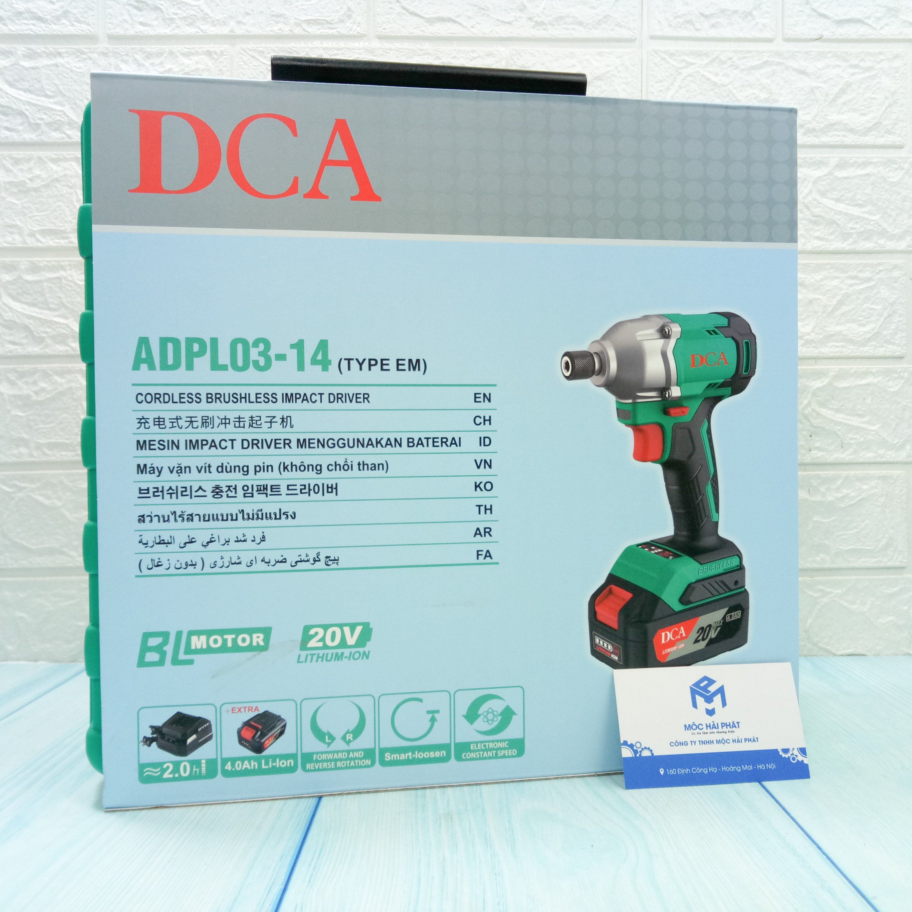 DCA ADPL03-14 Máy vặn vít, bắt vít dùng pin 20V