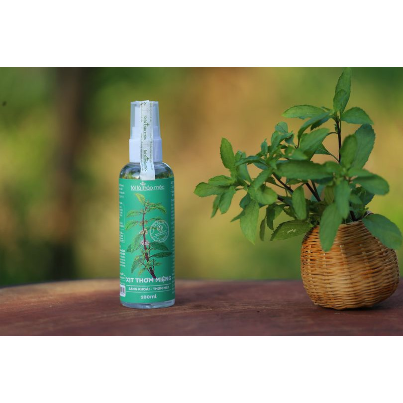 Xịt  Thơm Miệng Bạc Hà  ( Tôi Là Thảo Mộc ) - Chai 100ML