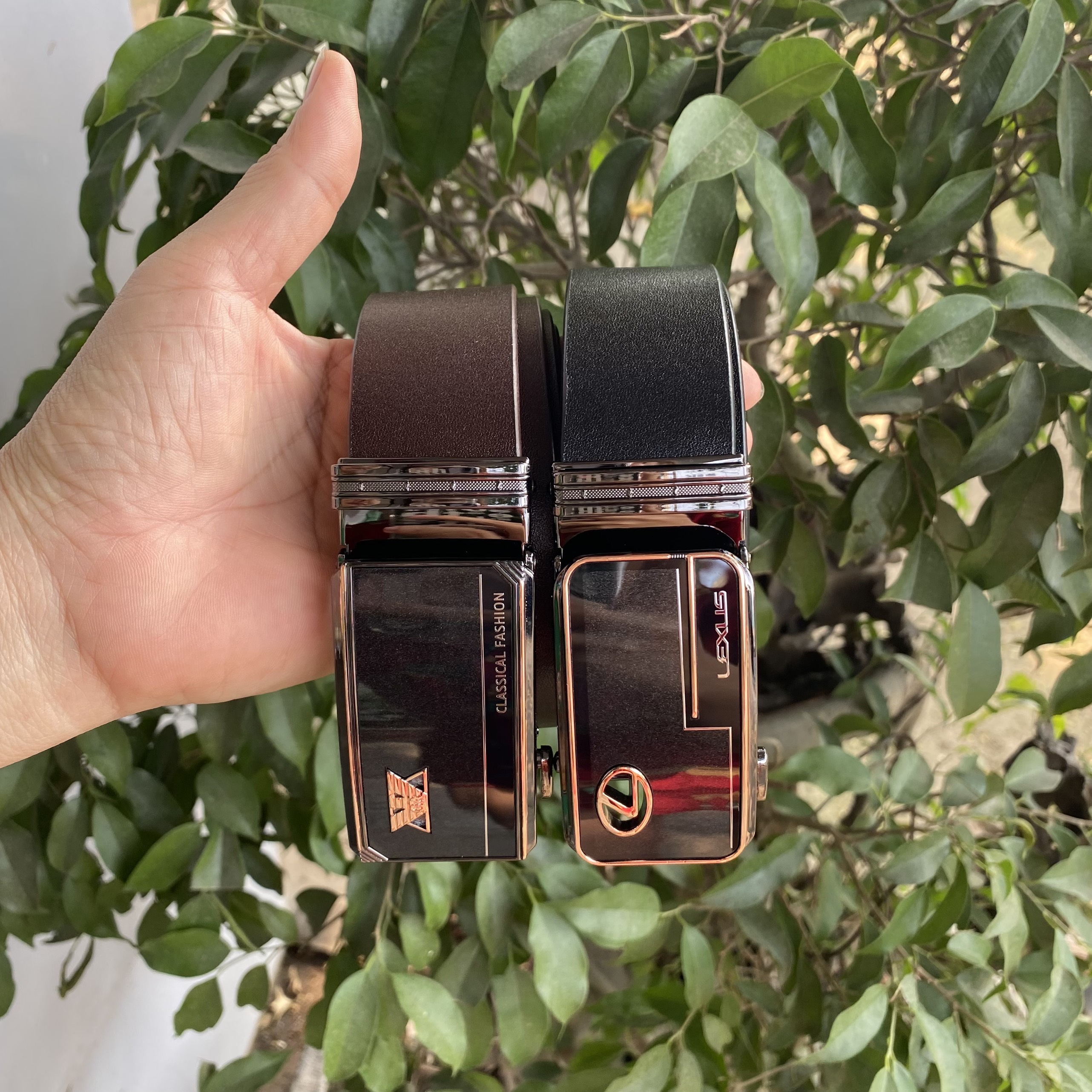 Thắt lưng da nam khóa cài thời trang cao cấp