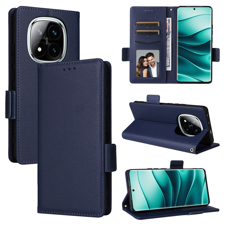 Xiaomi Redmi Note 14 Pro/Poco X7 Leather Phone Case,Wallet Phone Case,Flip Folio Phone Case Cover for Xiaomi Redmi Note 14 Pro/Poco X7.