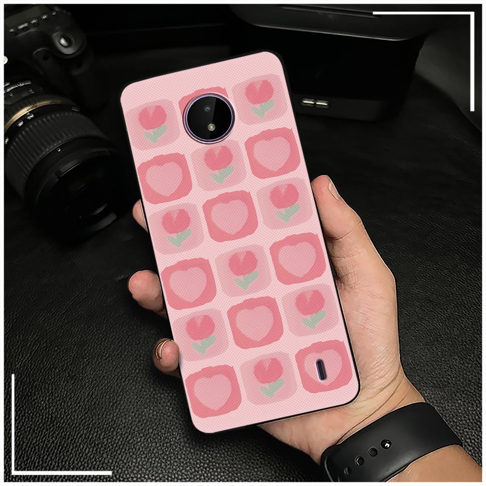 Anti-dust Dirt-resistant Phone Case For Nokia C10/C20 Cartoon Cute Silicone Phone Pouch Full wrap Protective Soft case. 