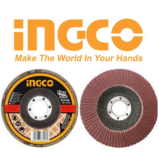 Nhám xếp 100x16mm (P40, P60, P80) INGCO FD1001, FD1002, FD1003