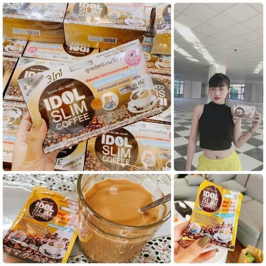 Cà phê sữa giảm cân Idol Slim Coffee 3 In 1 TK Natural Thái Lan