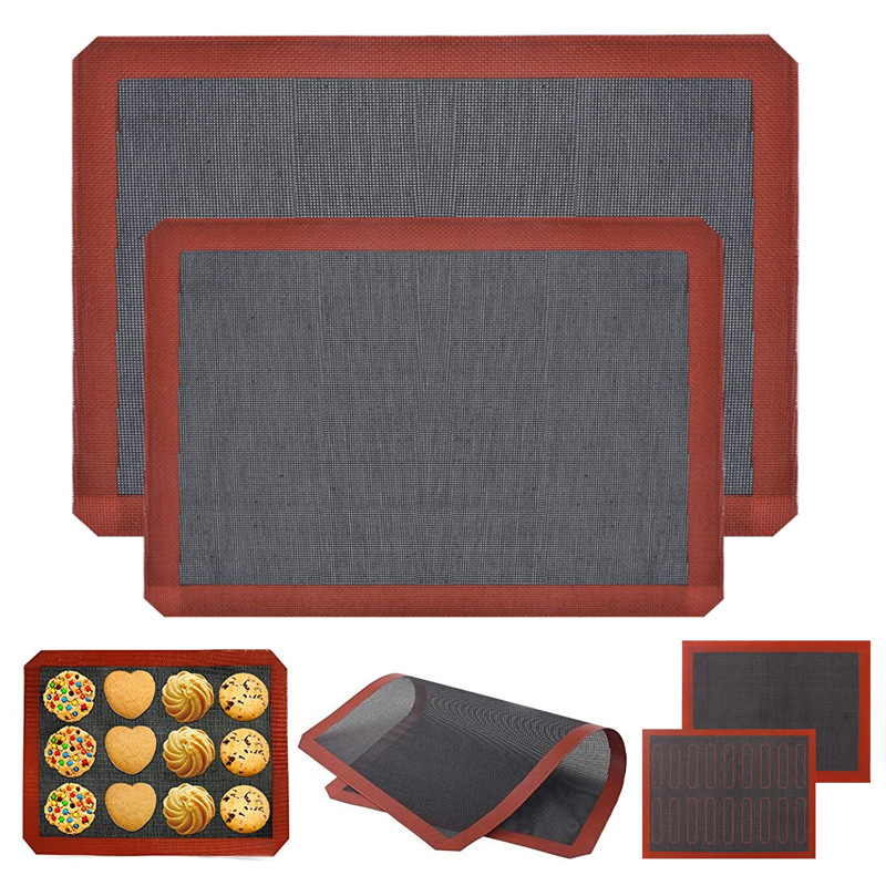 Cookie Bread Macaroon Kitchen Bakeware Accessories Perforated Silicone Baking Mat Non-Stick Oven Sheet Liner Bakery Tool.