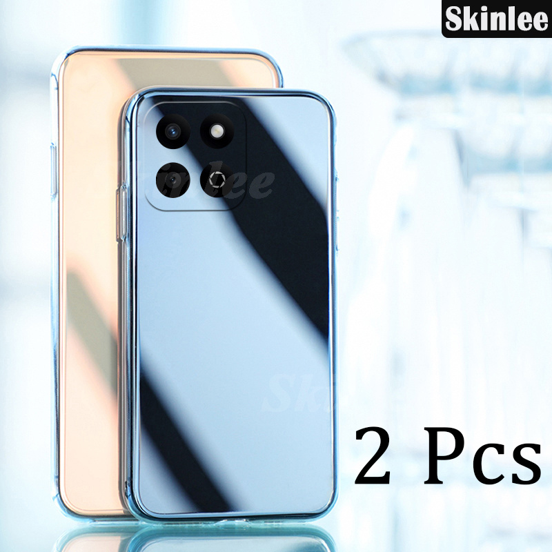 2 Pieces Phone case For Honor X7C Back cover Soft Transparent Anti-oxidation Clear Silicone Cover For Honor X7C Cover cases.
