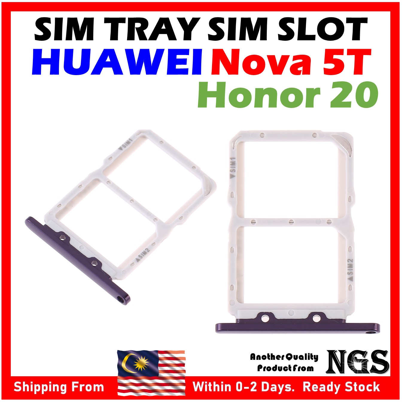 AnzeigeDual SIM Karten Halter Adapter Card Tray Für | Handy-Ersatzteile