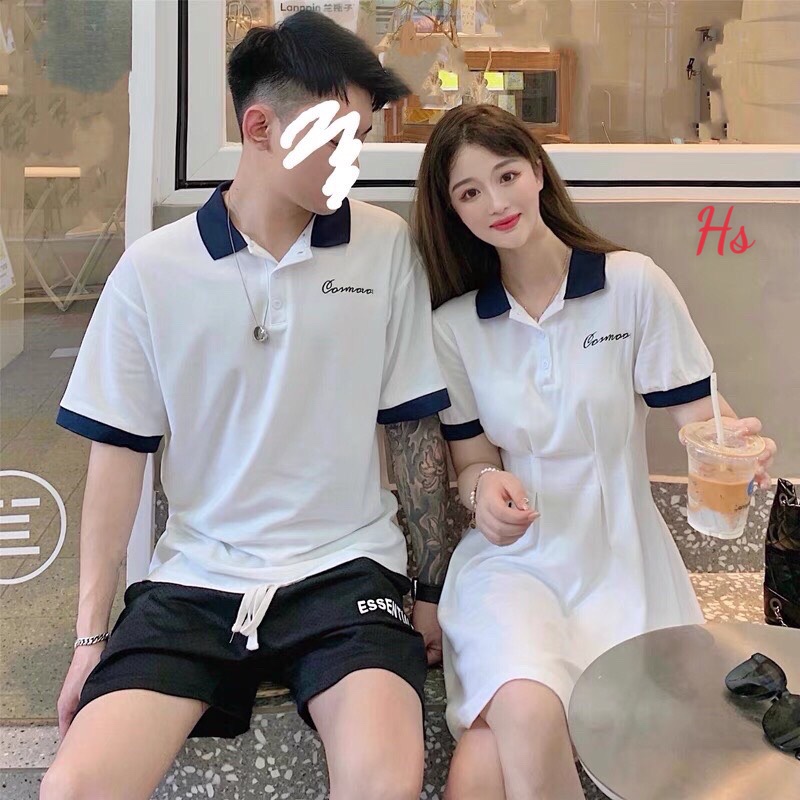 Váy nữ xòe cổ polo siêu hot