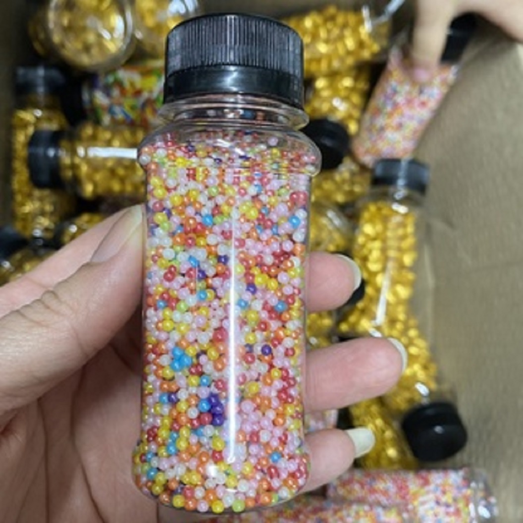 Kẹo trang trí nhiều màu bi tròn 50g
