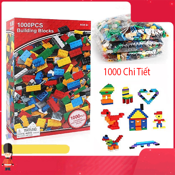 Bộ Đồ Chơi Xếp Hình 1000 chi tiết - Bộ Lego lắp ghép 1000 mảnh đồ chơi trẻ em lắp ghép sáng tạo