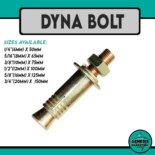 dyna bolts / Expansion Bolts /Concrete Anchoring / Mechanical Anchoring