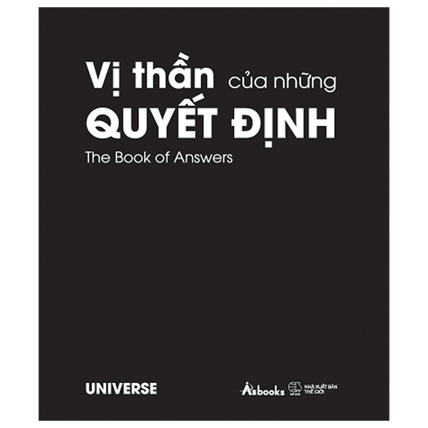 Sách - Vị Thần Của Những Quyết Định - The Book Of Answers - Bản Bìa Đen