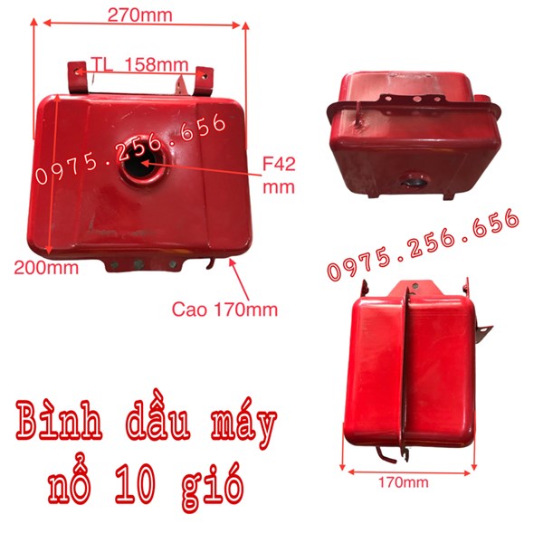 bình dầu máy nổ các loại nổ nước và nổ gió`