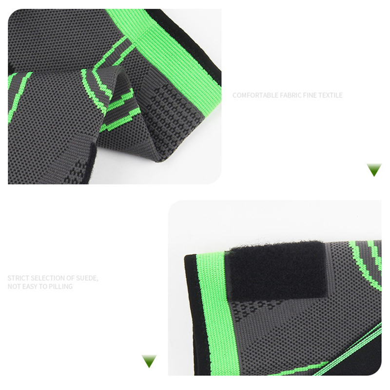Wallfire Ginocchiera Elastica Pressurizzata Con Cinghie, Per Corsa, Basket E Fitness, Taglia XL, Doppio Strato, Supporto Articolazione