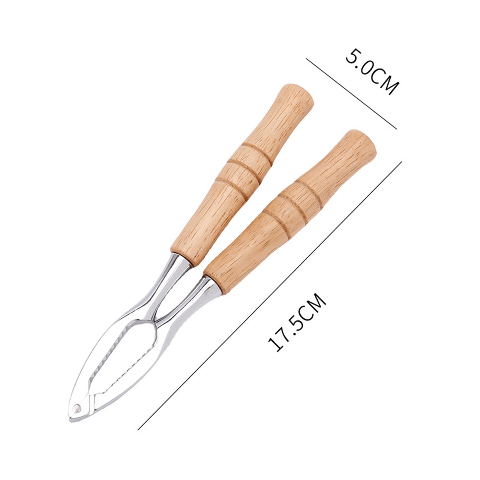 Fityle Kitchen Nutcracker Reusable Kitchen Accessories Seafood Sheller Nonslip Handle Chestnut Opener for Bar Shop Home Restaurant