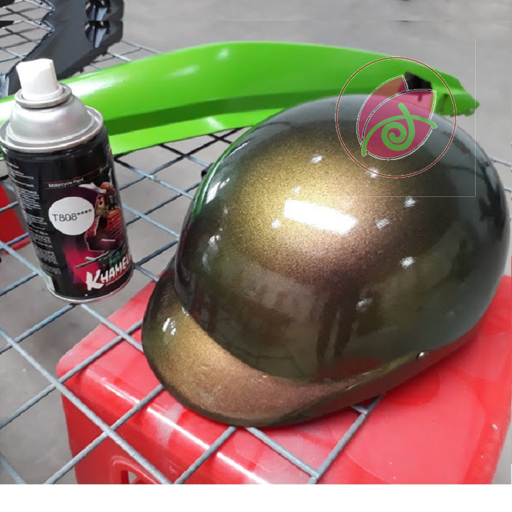 Sơn Samurai 3D vàng ánh xanh T808