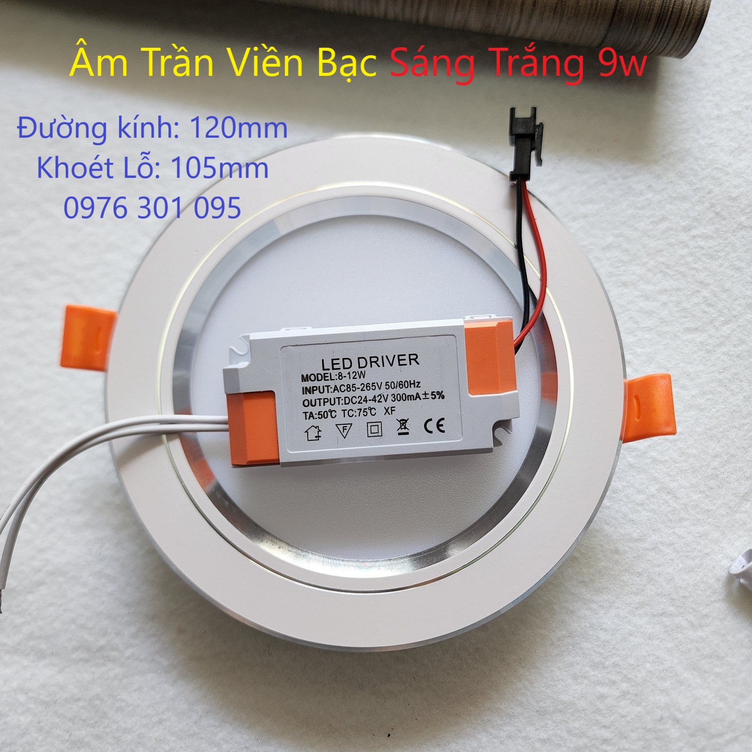 Đèn led âm trần 3 màu 7w & 9w và 12w