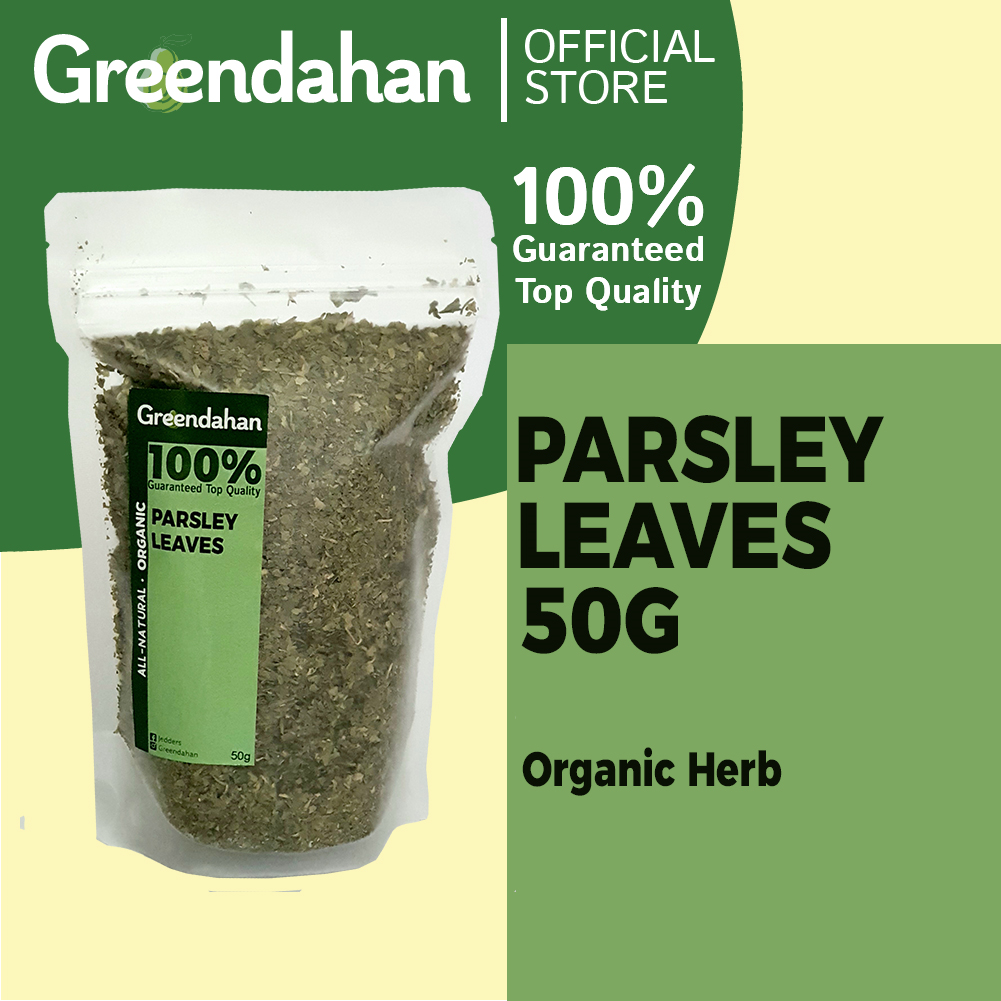Greendahan Dried Parsley Leaves 50g Organic Premium Quality Herb