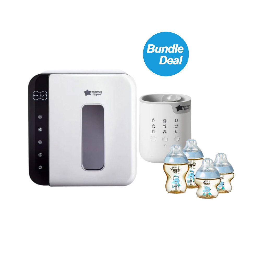 Tommee Tippee UV 3-In-1 Steriliser, Dryer and Storage Bottle