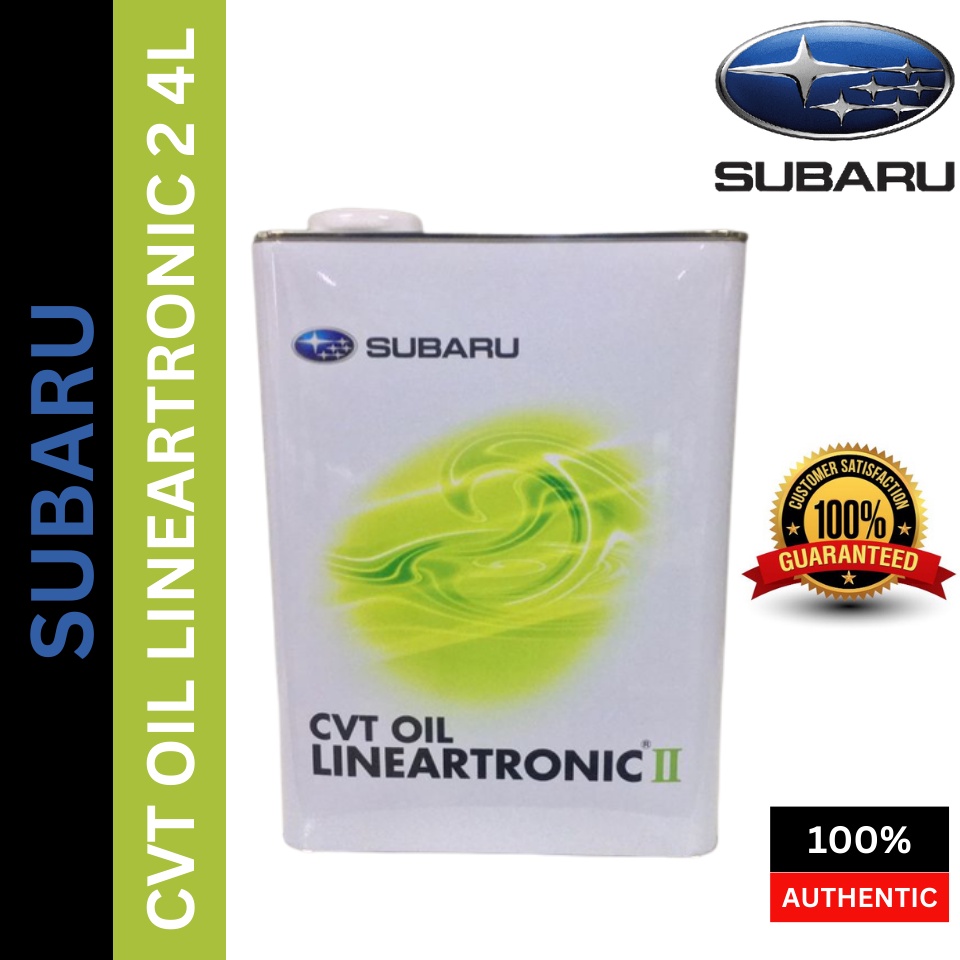100% ORIGINAL SUBARU CVT OIL LINEARTRONIC 2 (4 LITRE) ## ATF CVT FLUID ...