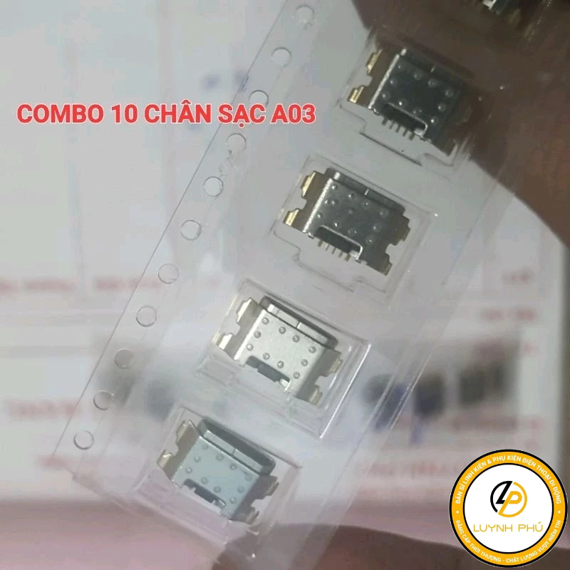 Combo 10 chân sạc samsung a03 a03 core redmi 9a 9c redmi 10c redmi 12c poco c3