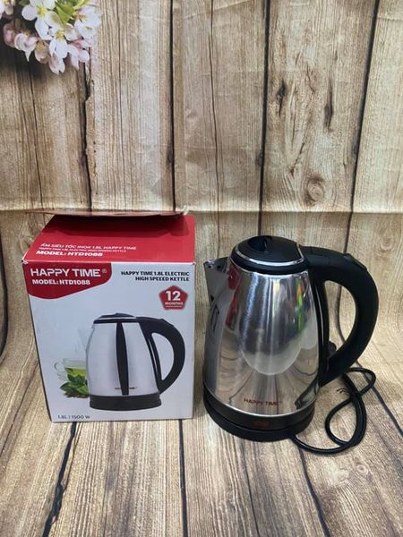 ẤM SIÊU TỐC INOX 1.8L HAPPY TIME